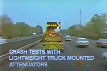 "Crash Tests with Lightweight Truck-Mounted Attenuators" video