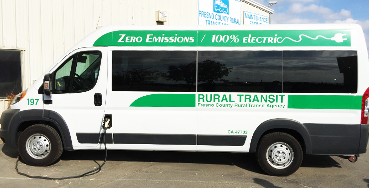 Photo of the Zero-Emission Rural Transit van.