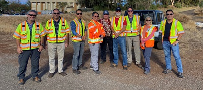Caltrans workers helped with fire-recovery efforts earlier this year in Maui